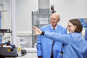 Picture of Lord Prior visiting University of Leeds